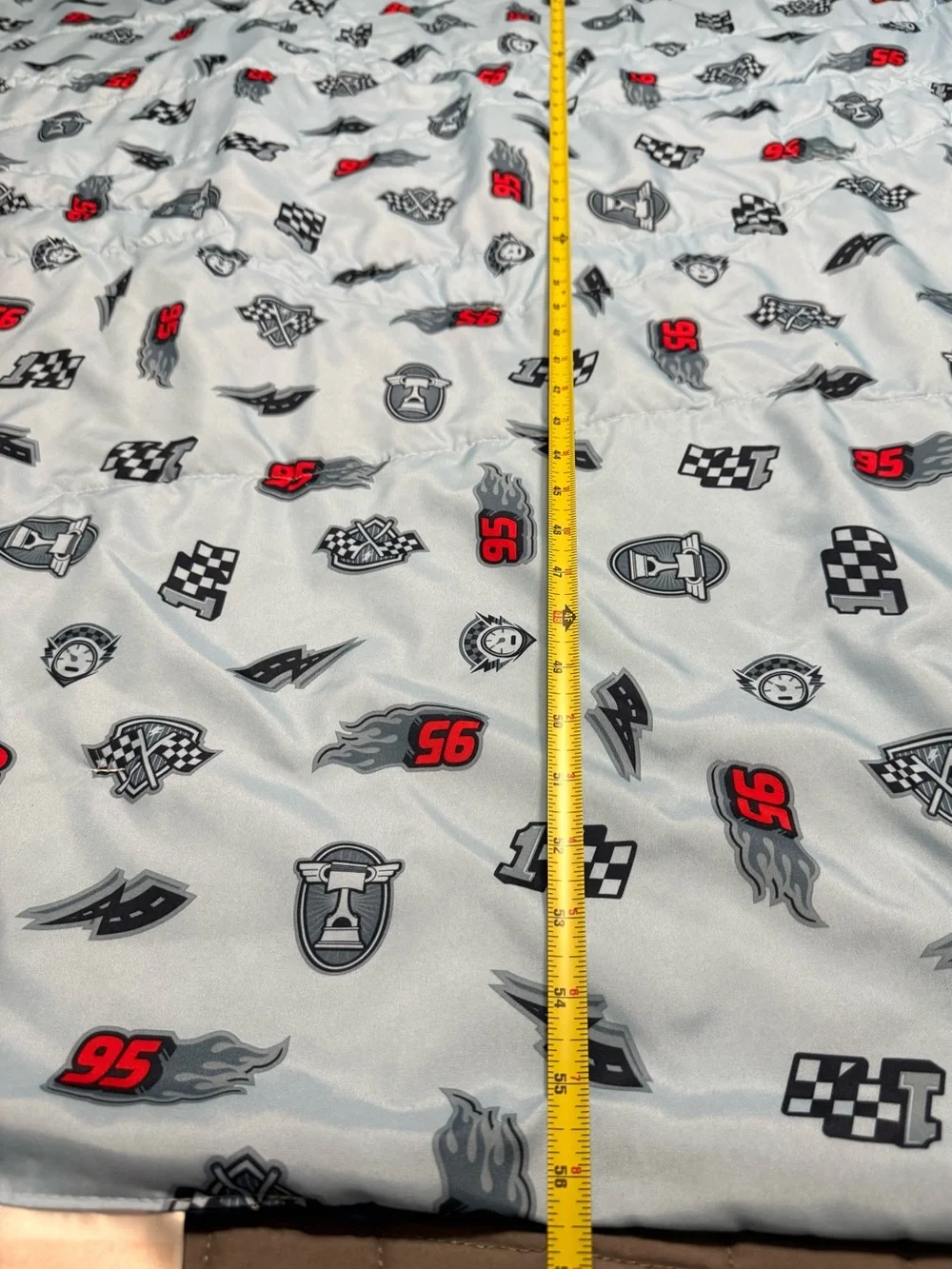 Disney Cars Top Speed Piston Cup Toddler Lightweight Microfiber Blanket 42 x 56
